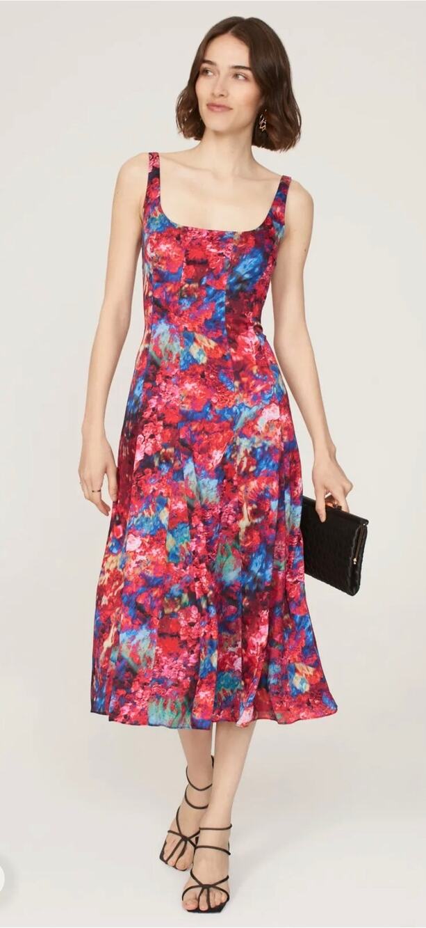 Donna Karan New York Godet Tank Dress 2